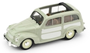 新品未開封 S=1/43 brumm ブルム R028-01 Fiat フィアット 500C Belvedere aperta 1951(緑/グレー) 現状渡し