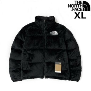 1円～!売切!【正規新品】THE NORTH FACE◆VERSA VELOUR NUPTSE JACKET ダウン ヌプシ US限定 ベロア ファー 日本未発売(XL)黒 190122-180