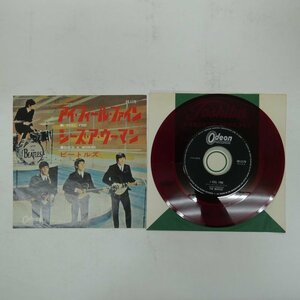 49004730;【国内盤/7inch/Odeon/東芝赤盤】ザ・ビートルズ / アイ・フィール・ファイン