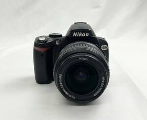 動作品 Nikon ニコンD40X LENDS AF-S DX NIKKOR ED18-55mm 1:3.5-5.6GII 通電確認済み ブラック 光学機器 デジタル一眼 48j-5-1