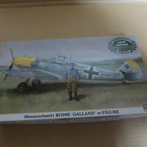 ハセガワ 　特別仕様　1/48 メッサーシュミット Bf109Eガーランド" w/フィギュア