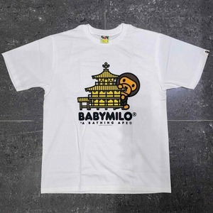 A BATHING APE BABY MILO 金閣寺 TEE Lサイズ 2010年 アベイシングエイプ 半袖 Tシャツ BAPE