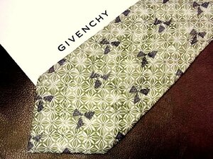 ★良品★3R05714【GIVENCHY】ジバンシィ「花 デザイン 柄」ネクタイ