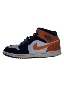 NIKE◆AIR JORDAN 1 MID/エアジョーダン1ミッド/ブラック/554724-058/26cm/BLK//