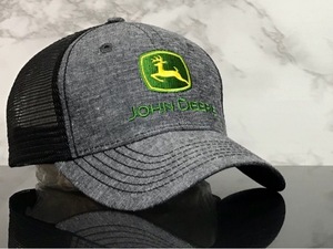 【未使用品】137E★JOHN DEERE ジョン・ディア キャップ 帽子 CAP ファンにも嬉しいクールなカラーリングにオリジナルロゴ《FREEサイズ》