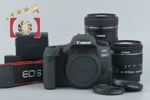 １円出品 Canon キヤノン EOS 9000D ダブルズームキット【オークション開催中】