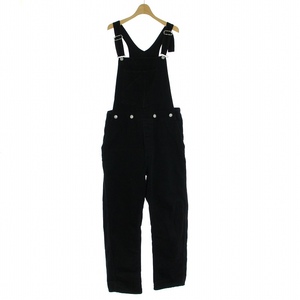 サイ ベーシックス SCYE BASICS 22SS Lightweight Denim Bib Overall オーバーオール 27 XS 黒 ブラック 5222-81542 /TK メンズ