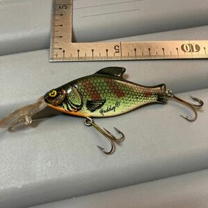 オールド へドン HEDDON プレイフィッシュ ナチュラルプリントパーチ 美品