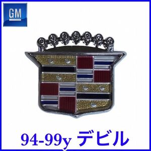 税込 GM 純正 クォーターサイドエンブレム クラシックエンブレム クレスト キャデラック 94-99y デビル 即決 即納 在庫品