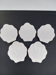 ノリタケ Noritake シェル型箸置き 小皿 5個セット ボーンチャイナ