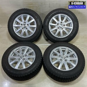 80系 ノア ヴォクシー 等 ラブリオン RS01 6-15+52 5H114.3 グッドイヤー アイスナビ 195/65R15 15インチ スタッドレス 4本セット 009k