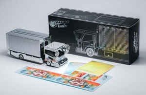 即決・送料無料！ Micro Turbo PEAKO ピーコ 1/64 Lion Dekotora Truck デコトラ Wウイング トラック メタリッククローム 新品・未使用品