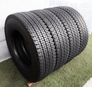 ★225/80R17.5 123/122L ダンロップ SP001☆極上美品☆倉庫保管品☆残溝最大11mm!!【引き取り大歓迎】激安4本セット売り切り価格!!_A308