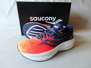 25.5cm！新品◆saucony(サッカニー)Womens TRIUMPH 20◆US9(25.5cm)NAVY/PINK◆反発系/ジョギング/ランニング/マラソン