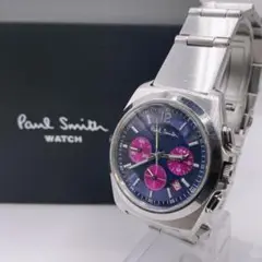 【稼働品】ポールスミス ファイナルアイズ クロノグラフ 腕時計