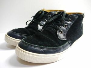 バンズ VANS スニーカー 黒 スエード 25.0cm R874-72