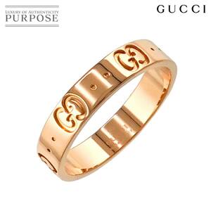 グッチ GUCCI アイコン #14 リング K18 PG ピンクゴールド 750 指輪 Icon Ring 90250376