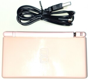 送料無料！　匿名配送！　早い者勝ち！　大人気！　Nintendo DSLite　ニンテンドーDS Lite　ノーブルピンク　充電ケーブル付き　ジャンク品