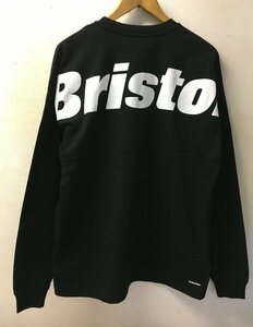 ◆◆F.C.R.B F.C.Real Bristol FCRB　24ss 新品タグ付 BIG LOGO L/S BAGGY TEE　バギー ロングスリーブ Tシャツ 黒　サイズS