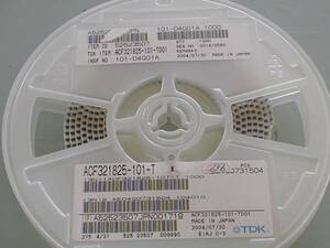 電子部品 3端子フイルター TDK ACF321825-101-T 100個 A188