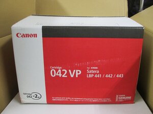 ◎アウトレット 新品未使用 純正品 箱潰れ 送料無料 キャノン【CANON トナーカートリッジ 042VP 2個セット】◎2411161