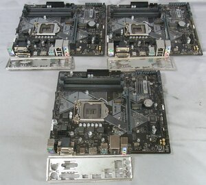 B42373 O-10403 ASUS PRIME B360M-A LGA1151 マザーボード 3枚セット ジャンク