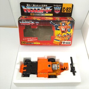 サンドストーム　トランスフォーマー サイバトロン タカラ TAKARA TF G1 当時物　C-83 フィギュア　検索用　ダイアクロン　ミクロマン