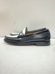 G.H.Bass&Co.◆LARSON MOC PENNY LOAFER/ローファー/UK7.5/BLK/レザー