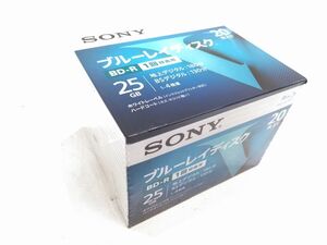 ◇未使用保管品 SONY BD-R ブルーレイディスク 20枚 25GB 4倍速1層 Vシリーズ 20BNR1VLPS4 録画 1104-49A @60◇