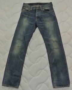 ★NudieJeans メンズ Gパン W78cm L80cm NJ3817 Straight Alf イタリア製 ヒーローインターナショナル★