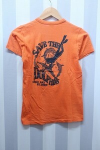 2-6097A/SPORTSWEAR VIRGIN DIVERS 半袖Tシャツ USA製 レディーススポーツウェア ビンテージ 送料200円 