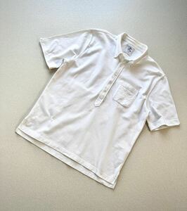 “ BLACK FLEECE ” BROOKS BROTHERS B/D POLO SHIRT ブラックフリース ブルックスブラザーズ 半袖 ボタンダウン ポロシャツ ホワイト