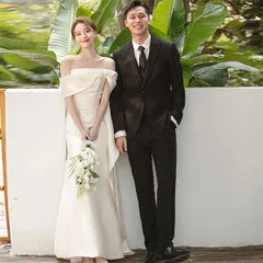 ウエディングドレス 二次会 前撮り 大きいサイズ 結婚式 二次会ドレス 実物画像あり 海外挙式 da114z7z7w9J31