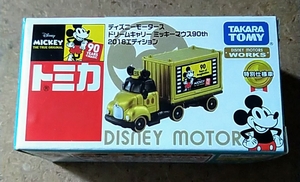 新品未開封 トミカ ディズニーモータース ドリームキャリー ミッキーマウス 90th 2018エディション