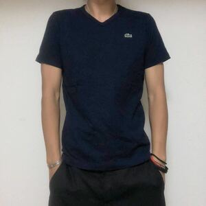 ラコステLACOSTE 　ベーシックVネック Tシャツ2