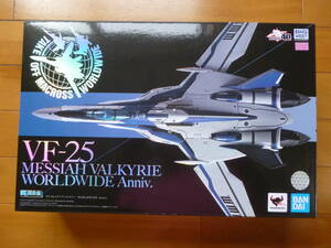 新品・未開封／DX超合金　VF-25　メサイアバルキリー　1箱／バンダイ　WORLDWIDE Anniv. 超時空要塞マクロス　スカルマーク