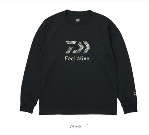 ダイワ☆ロングスリーブシャツ Feel Alive. DE-8424 ブラック 3XL