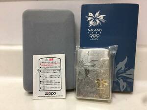 Zippo　ジッポー　1998　長野オリンピック　公式ライセンス　1997年製　未使用　No.1071　　　KJ1MU