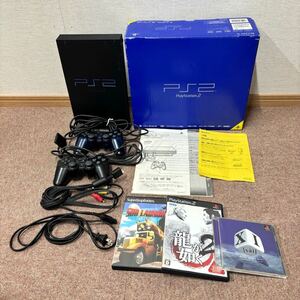 SONY Playstation2 プレイステーション2 PS2 SCPH-50000 デュアルショック2 コントローラー プレステ2 箱 説明書付 通電確認済