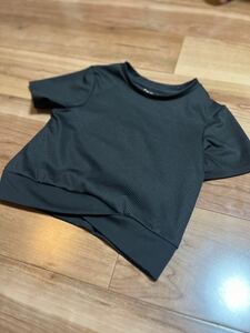 【●送料無料●即決●】 ZARA 子供　キッズ　服　140cm かわいい　ダンス　 カットソー Tシャツ 黒 ブラック