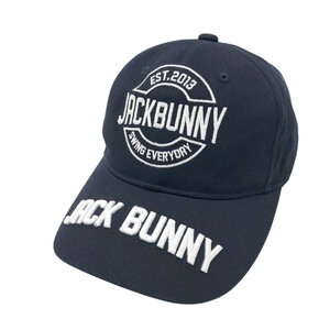 【1円】【新品】JACK BUNNY ジャックバニー キャップ ネイビー系 FR [240101337183]