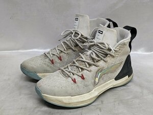 Li-Ning リーニン 2019 Yu Shuai XIII C. J. Mccollum ハイカットスニーカー バッシュ ABAP075-1 サイズ：27cm カラー：ホワイト