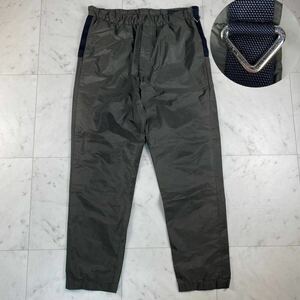 三角ロゴ 19AW◎PRADA プラダ ナイロンパンツ NYLON TROUSERS OLIVE ニューロントラウザーオリーブ ドローコード パンツ ズボン 近年 