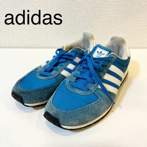 adidas レディーススニーカー ブルー　24.0cm【TAA-150】