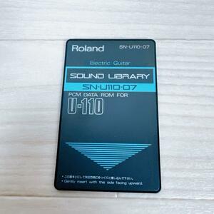 Roland SOUND LIBRARY SN-U110-07