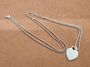 T★1円スタート★TIFFANY&Co. / ティファニー リターントゥハート　シルバー 925 　ロングネックレス