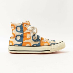 CONVERSE コンバース スニーカー 23cm キナリ 幾何学模様 有田昌史コラボ レトロ レア 1R479ハイカット キャンバス シューズ ウィメンズ