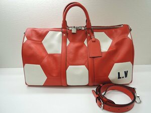 ルイヴィトン LOUIS VUITTON エピ キーポル50 バンドリエール 2018ワールドカップ限定 M52121 ボストンバッグ ランクAB BRB・バッグ・財布