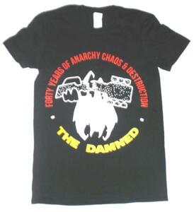 ★ザ・ダムド Tシャツ The DAMNED 40周年 黒S 正規品! dead boys the clash punk