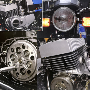 RG250E メンテナンス 特集 雑誌　リアブレーキ エンジン腰下 ピストン オーバーサイズ　11ページ掲載